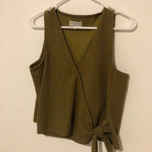 Madewell Green Tank Top, Small